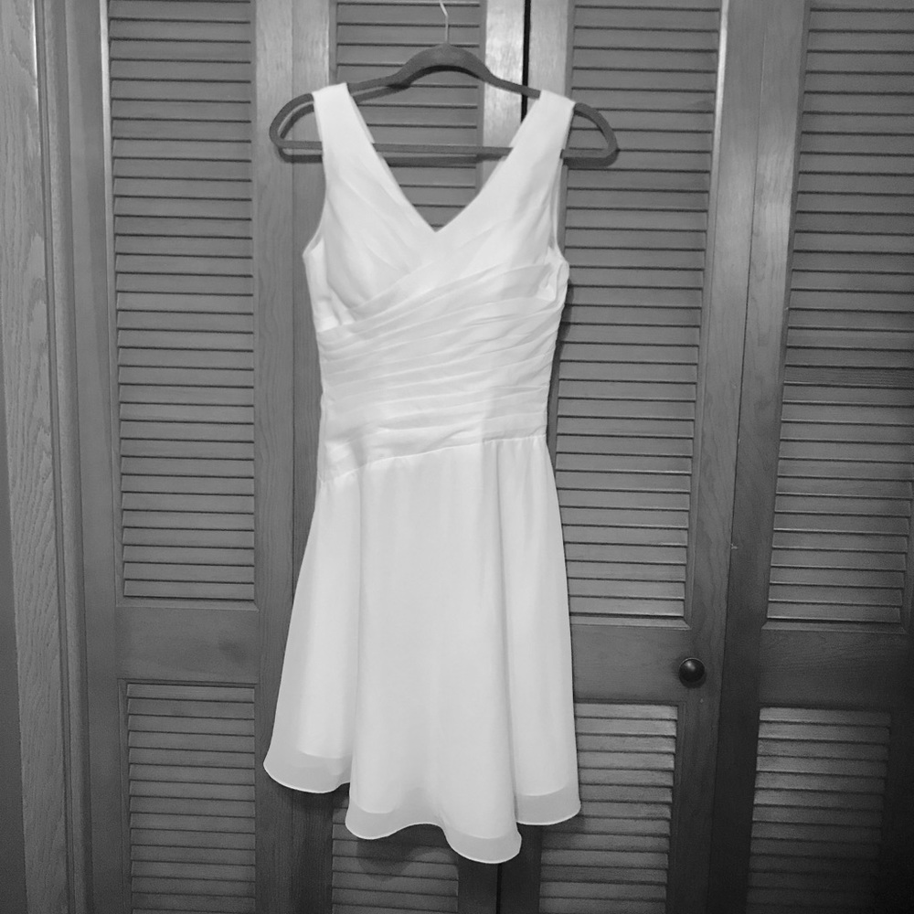 JJ House Ivory Wedding Dress Size 6